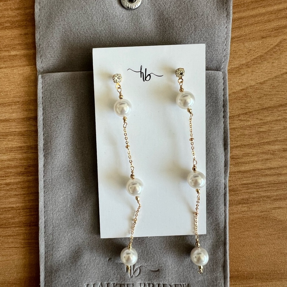 Wedding earrings- unused